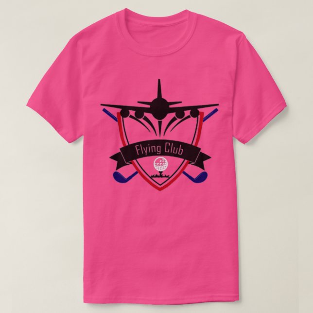 Camiseta Club de vuelo (Diseño del anverso)