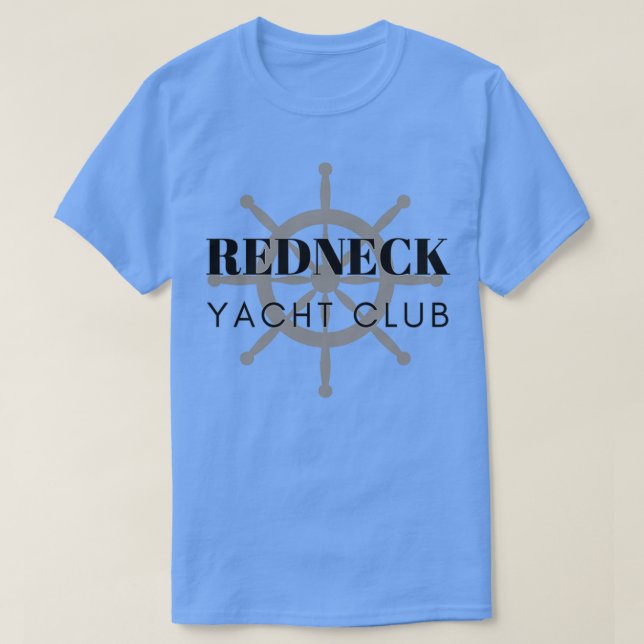 Camiseta Club de Yate Redneck (Diseño del anverso)