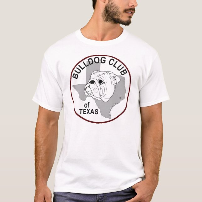 Camiseta Club del bulldog de Tejas (Anverso)