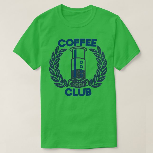 Camiseta Club del Café (Diseño del anverso)