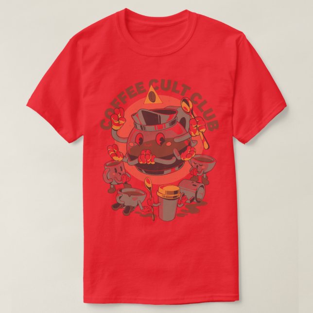 Camiseta Club del Café Santo (Diseño del anverso)