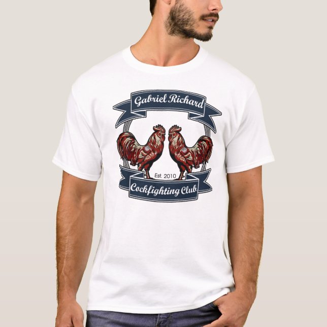 Camiseta Club del Cockfighting de GR (Anverso)