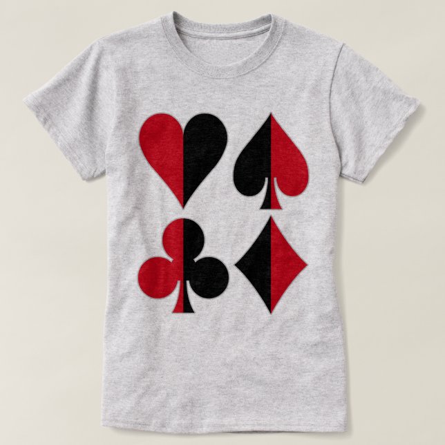Camiseta Club del diamante de la espada del corazón (Diseño del anverso)