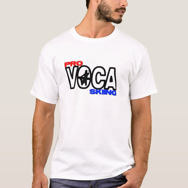 Camiseta club del esquí de los provocs con referencia al (Anverso)