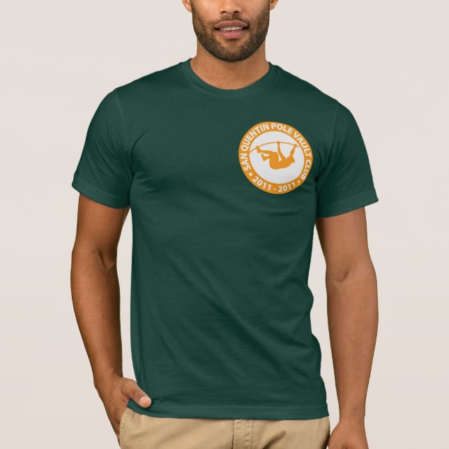 Camiseta Club del salto con pértiga de San Quentin (Anverso)
