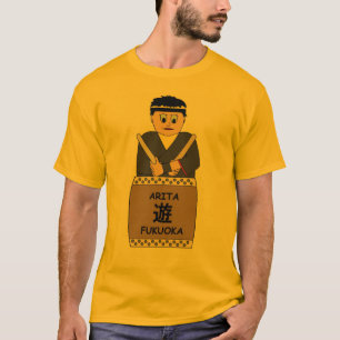 Camiseta Club del tambor de Taiko