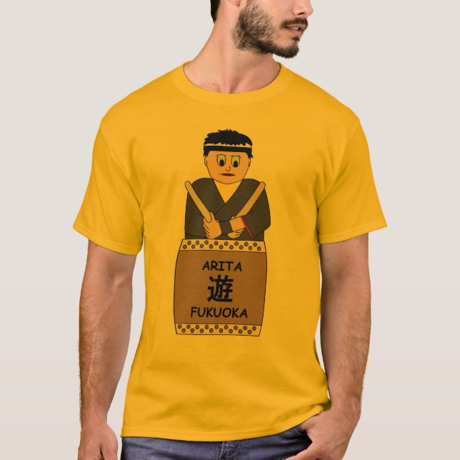 Camiseta Club del tambor de Taiko (Anverso)