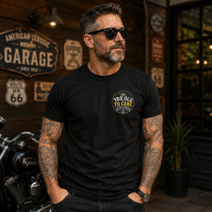 Camiseta Club Demasiado Viejo para Preocuparse Mi Dar-Un-Bl