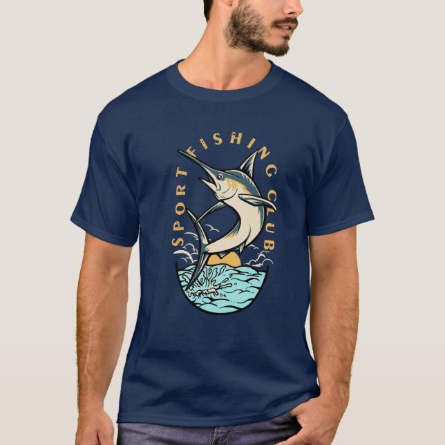 Camiseta Club Deportivo de Pesca Gráfica (Anverso)