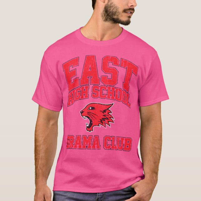 Camiseta Club Dramático East High School (Variante) (Anverso)