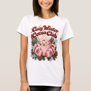 Camiseta Club Festivo de Cocoa Invernal Acogedor