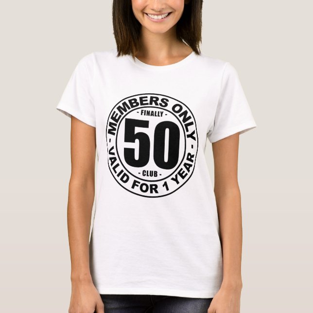 Camiseta Club finalmente 50 (Anverso)