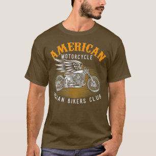Camiseta Club Indio de Motociclista Americano