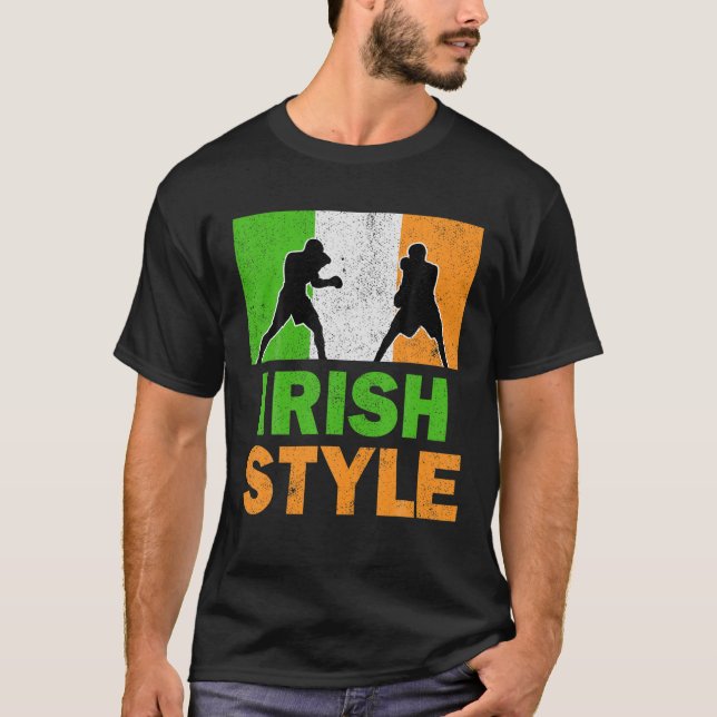 Camiseta Club Irlandés de Boxeo Vintage (Anverso)