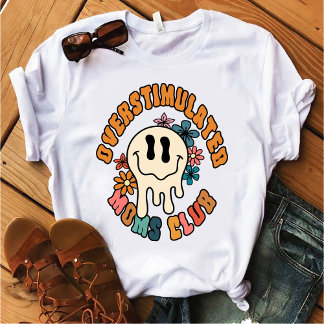 Camiseta Club Moms sobreestimulado
