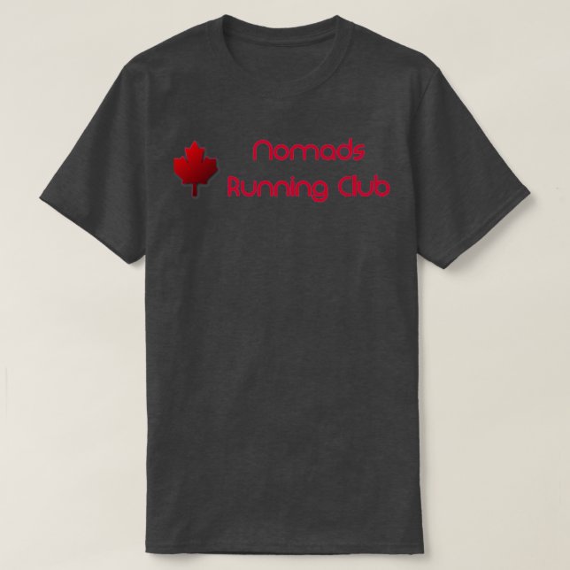 Camiseta Club Nómada de Correr (Diseño del anverso)
