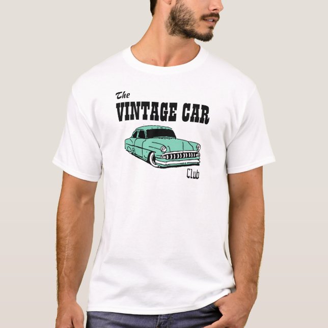 CAMISETA CLUB PERSONALIZADO DE AUTOMÓVILES VINTAGE (Anverso)