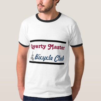 Camiseta Club principal Qwerty de la bicicleta