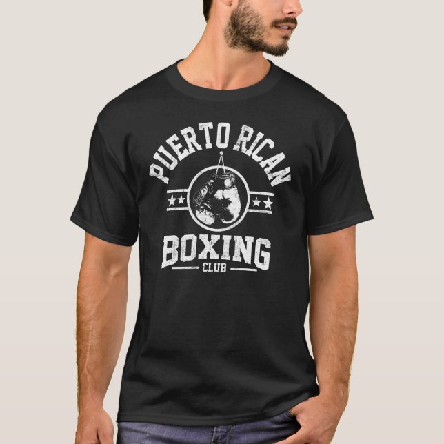 Camiseta Club puertorriqueño del boxeo (Anverso)
