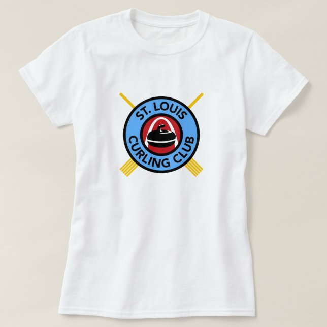 Camiseta Club que se encrespa de St. Louis de las mujeres (Diseño del anverso)