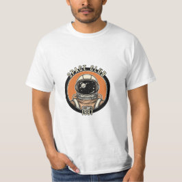 Camiseta Club Retro Espacial Insignia de Astronauta Vintage