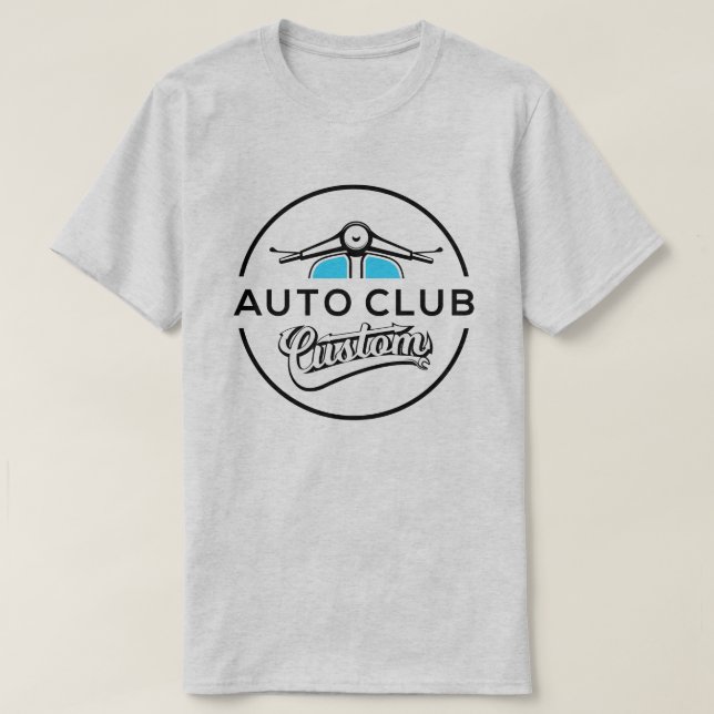 Camiseta Club Retro Vespa (Diseño del anverso)