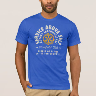 Camiseta Club Rotario de Plainfield Servicio Sobre Sí Mismo