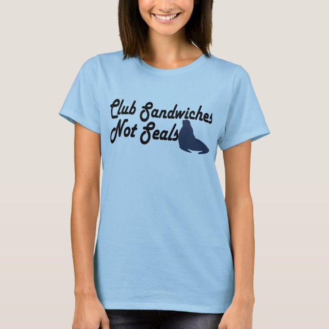 Camiseta Club Sandwiches no focas (Anverso)