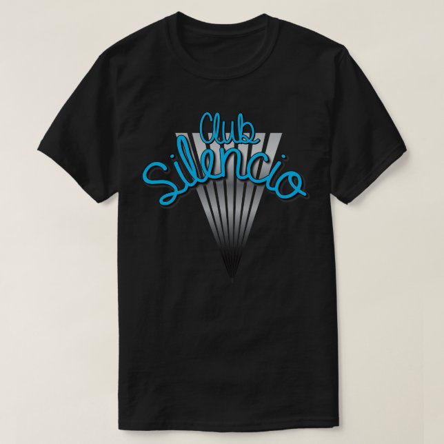 Camiseta Club Silencio (Diseño del anverso)