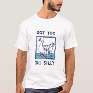Camiseta Club Silly Goose - Hilarious Black Goose Artwork