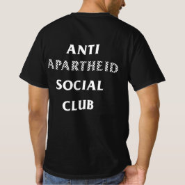 Camiseta Club social anti apartheid de moda Keffiyeh