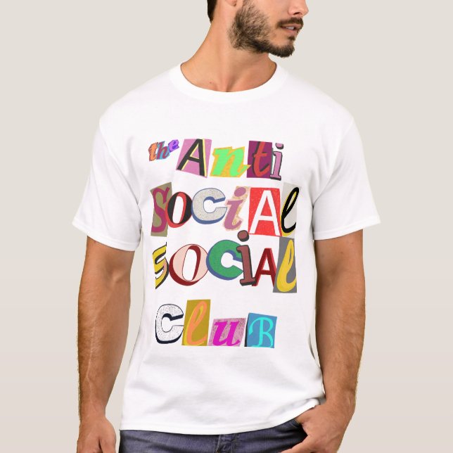 Camiseta Club social anti-social (Anverso)