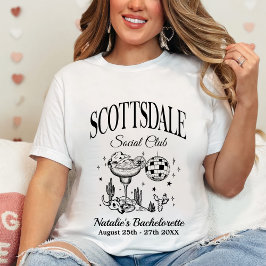 Camiseta Club Social de Despedida de Soltera Personalizado 