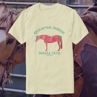 Camiseta Club Social del Cuarto de Milla | Caballo Alazán