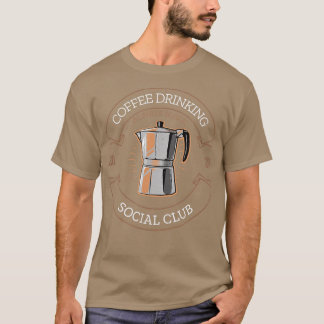 Camiseta Club Social I para bebedores de café