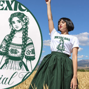 Camiseta Club Social Mexicano Empoderado Latina Bonita