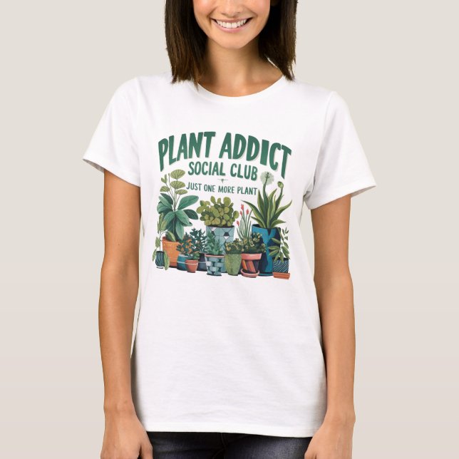 Camiseta Club Social Plant Addict (Anverso)