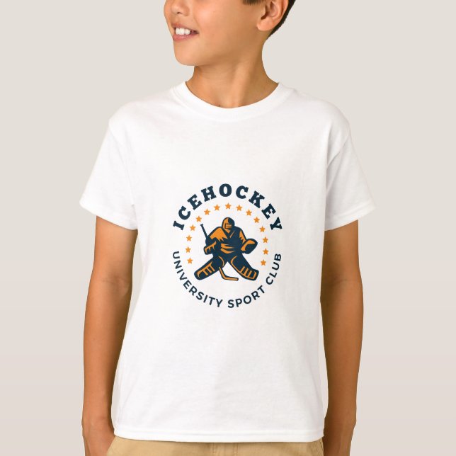 Camiseta Club universitario de hockey sobre hielo Tee (Anverso)
