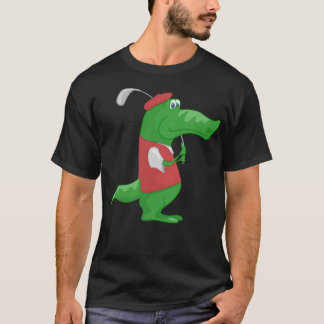 Camiseta clubes de golf de cocodrilo