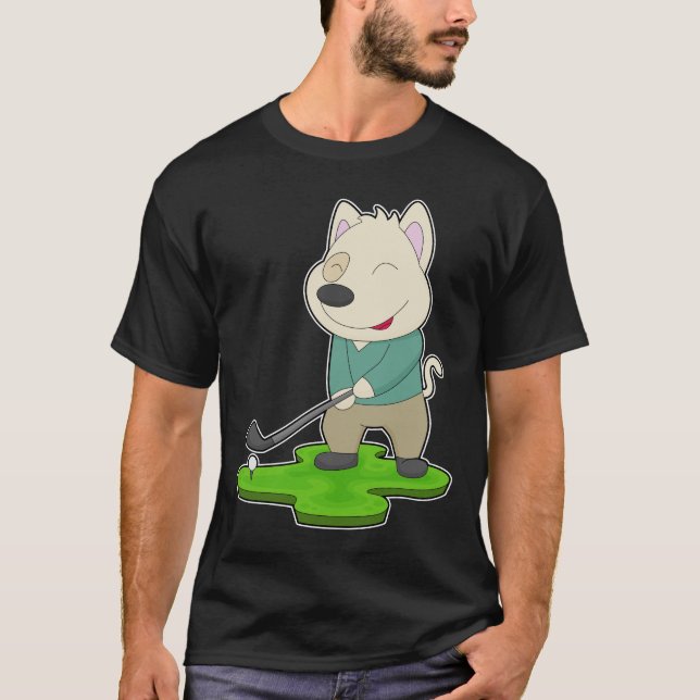 Camiseta Clubes de golf Dog Golf (Anverso)