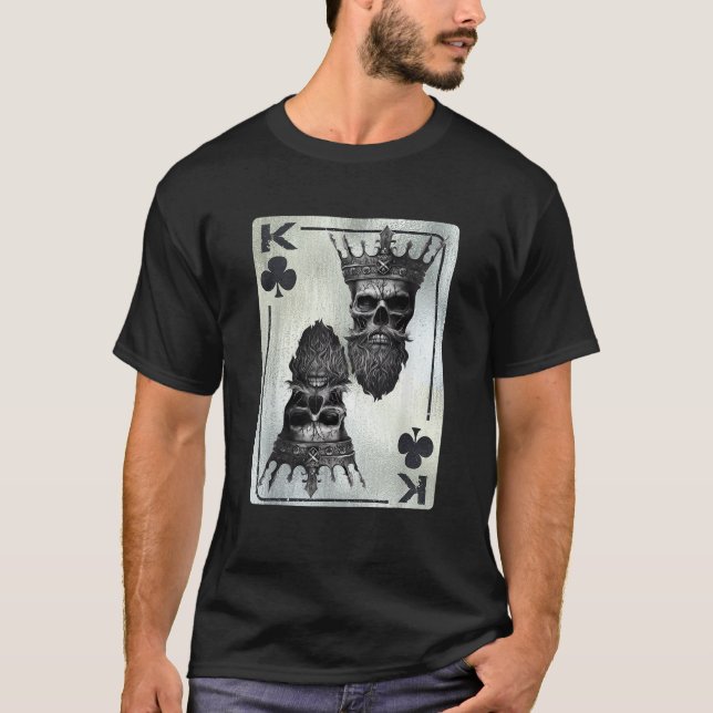 Camiseta Clubes de juego de cartas góticas King Creepy Shir (Anverso)