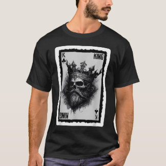Camiseta Clubes Rey Hueso Espeluznante Juego de Cartas Góti