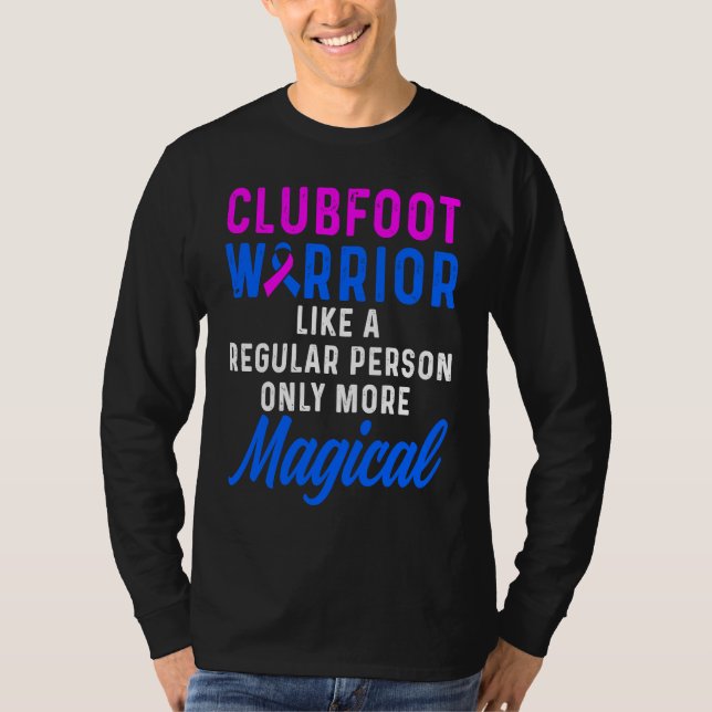 Camiseta Clubfoot Awareness Warrior Magical CTEV TEV Surviv (Anverso)