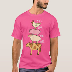 Camiseta Clubs Oink Baa Moo Animal Farm Farmer Cerdo de vac