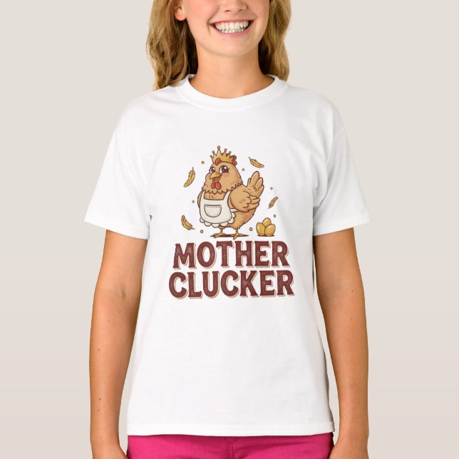 Camiseta Cluckeador Madre (Anverso)