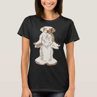 Camiseta Clumber Perro de Yoga Spaniel