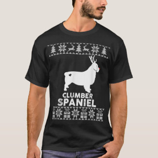 Camiseta Clumber Spaniel Dog Lover Reindeer Ugly Christmas