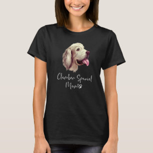 Camiseta Clumber Spaniel Mom Cupy Perro Propietario Clumber