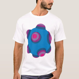 Camiseta ClumpBubble - azul/púrpura