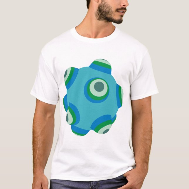 Camiseta ClumpBubble de los mares (Anverso)